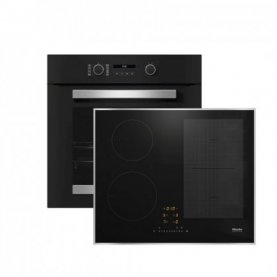 SET ΦΟΥΡΝΟΣ& ΕΣΤΙA MIELE H 2467 B+KM 7464 FR (12144230+11022890)