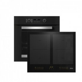 SET ΦΟΥΡΝΟΣ&ΕΣΤΙA MIELE H 2467 B+KM 7564 FL (12144230+11022960)