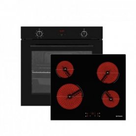 SET ΦΟΥΡΝΟΣ & ΕΣΤΙA PYRAMIS PO78072008SBL-(034068401) + PHC61430FMB (174020031)