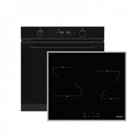 SET ΦΟΥΡΝΟΣ & ΕΣΤΙA PYRAMIS PO78114010EBLM-(034070701) + PHC61410IFB (174020040)