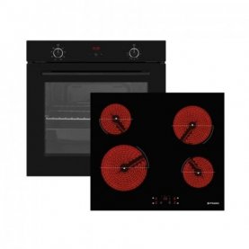 SET ΦΟΥΡΝΟΣ & ΕΣΤΙA PYRAMIS PO78072008SBL -(034068401) + PHC61410IFB (174020040)