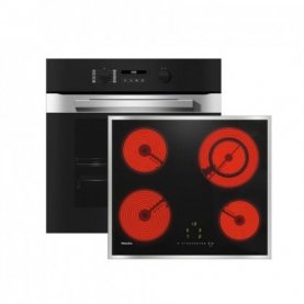 SET ΦΟΥΡΝΟΣ&ΕΣΤΙA MIELE H 2861-1 B+KM 6520 FR MIELE (12432430+10881980)