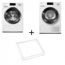 SET MIELE ΠΛ ΡΙΟ 10KG WWK360WCS +9KG ΣΤΕΓΝ ΡΙΟ TWD640WP+ ΣΥΝΔΕΤΙΚΟ WTV 501 LW