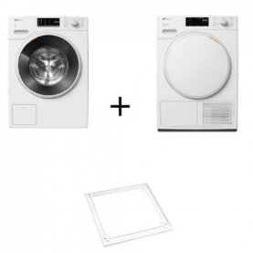 SET MIELE ΠΛ ΡΙΟ 8KG WWA120 WCS +8KG ΣΤΕΓΝ ΡΙΟ TWC660WP+ ΣΥΝΔΕΤΙΚΟ WTV 501 LW