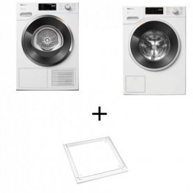 SET MIELE ΠΛ ΡΙΟ 9KG WWG360WCS +9KG ΣΤΕΓΝ ΡΙΟ TWH780WP+ ΣΥΝΔΕΤΙΚΟ WTV 501 LW