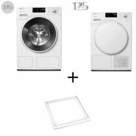 SET MIELE ΠΛ ΡΙΟ 8KG WWB680WCS +8kg ΣΤΕΓΝ ΡΙΟ TWC220WP+ ΣΥΝΔΕΤΙΚΟ WTV 501 LW