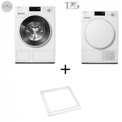 SET MIELE ΠΛ ΡΙΟ 8KG WWB680WCS +8kg ΣΤΕΓΝ ΡΙΟ TWC220WP+ ΣΥΝΔΕΤΙΚΟ WTV 501 LW