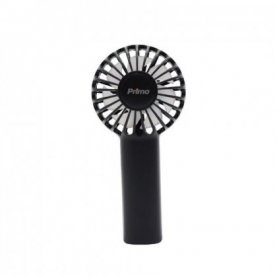 Ανεμιστήρας Mini Χειρός PRMF-80690 2.5 6cm Μαύρος με USB Επαναφορτιζόμενος PRIMO