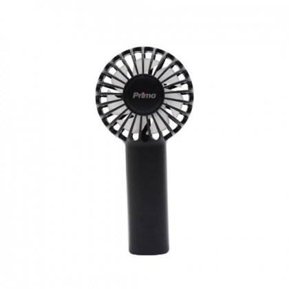 Ανεμιστήρας Mini Χειρός PRMF-80690 2.5 6cm Μαύρος με USB Επαναφορτιζόμενος PRIMO