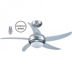 ΑΝΕΜΙΣΤΗΡΑΣ ΟΡΟΦΗΣ PRCF-80282(L44003) 110cm 55W 5ΦΤ ΜΕ R C PLEXIGLASS PRIMO