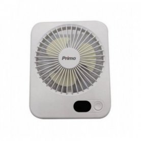 Ανεμιστήρας Mini PRMF-80692 5 12,5cm Λευκός με USB Επαναφορτιζόμενος PRIMO