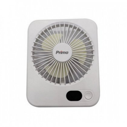 Ανεμιστήρας Mini PRMF-80692 5 12,5cm Λευκός με USB Επαναφορτιζόμενος PRIMO