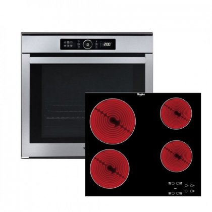 SET ΦΟΥΡΝΟΣ & ΕΣΤΙA WHIRLPOOL AKZM 8480 IX + AKT 8090 NE
