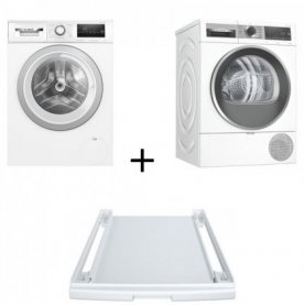 SET BOSCH ΠΛΥΝΤΗΡΙΟ ΡΟΥΧΩΝ WAN28285GR + ΣΤΕΓΝΩΤΗΡΙΟ WQG233D8GR + ΣΥΝΔΕΤΙΚΟ ΠΛΥΝΤΗΡΙΟΥ ΣΤΕΓΝΩΤΗΡΙΟΥ W
