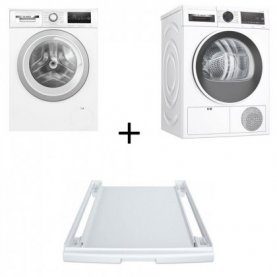 SET BOSCH ΠΛΥΝΤΗΡΙΟ ΡΟΥΧΩΝ WAN28285GR + ΣΤΕΓΝΩΤΗΡΙΟ WQG23108GR + ΣΥΝΔΕΤΙΚΟ ΠΛΥΝΤΗΡΙΟΥ ΣΤΕΓΝΩΤΗΡΙΟΥ W