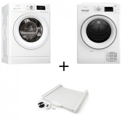 SET WHIRLPOOL ΠΛ ΡΙΟ 9KG FFB 9458 WV E+ΣΤΕΓΝ ΡΙΟ 9kg FFT M22 9X2WS +ΣΥΝΔΕΤΙΚΟ 00694 ROLLER