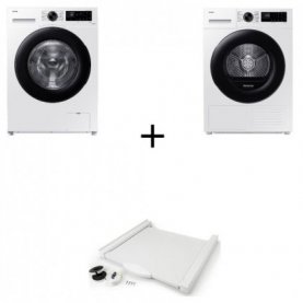 SET SAMSUNG ΠΛ ΡΙΟ 9KG WW90CGC04DAELE +ΣΤΕΓΝ ΡΙΟ 9Kg DV90DG52A0AELE+ΣΥΝΔΕΤΙΚΟ 00694 ROLLER