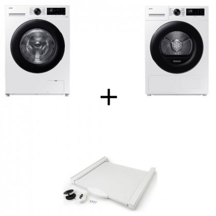 SET SAMSUNG ΠΛ ΡΙΟ 9KG WW90CGC04DAELE +ΣΤΕΓΝ ΡΙΟ 9Kg DV90DG52A0AELE+ΣΥΝΔΕΤΙΚΟ 00694 ROLLER