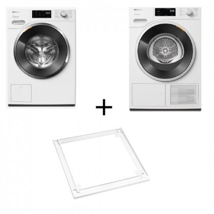 SET MIELE ΠΛ ΡΙΟ 10KG WWK360WCS +9KG ΣΤΕΓΝ ΡΙΟ TWD640WP+ ΣΥΝΔΕΤΙΚΟ WTV 501 LW
