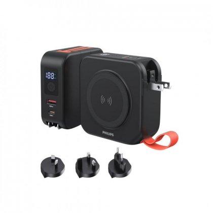 POWER BANK DLP4347CB GRS 22.5W ΜΑΥΡΟ PHILIPS