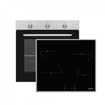 SET ΦΟΥΡΝΟΣ & ΕΣΤΙA PYRAMIS PO78021008PIX-(034069901) + PHC61410IFB (174020040)