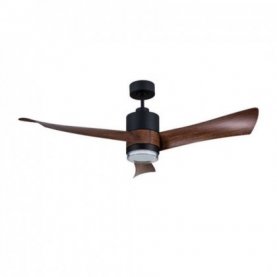 ΑΝΕΜ ΟΡΟΦΗΣ 137CM PRCF-80663 PRIMO ΜΑΥΡΟΣ-ΚΑΦΕ ΜΕ R C DC LED