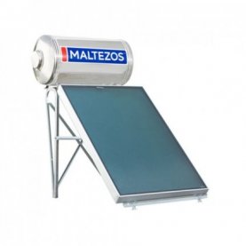 ΗΛΙΑΚΟΣ ΘΕΡΜΟΣΙΦΩΝ MALTEZOS H 125L SAC 100x150 1,5 τμ  Διπλής Ενέργειας INOX (3τμχ) 21.40.124