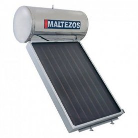 ΗΛΙΑΚΟΣ ΘΕΡΜΟΣΙΦΩΝ MALTEZOS H 125L 3E  SAC 100x150 1,5 τμ  Τριπλής Ενέργειας INOX (3τμχ) 21.40.148