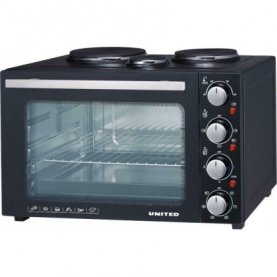 ΦΟΥΡΝΑΚΙ 3 ΕΣΤΙΕΣ EO9739 48LT ΜΕ ΣΟΥΒΛΑ UNITED