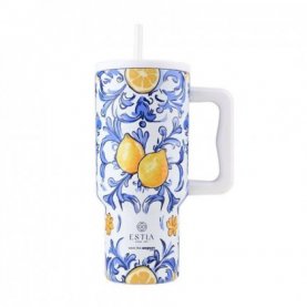 ΘΕΡΜΟΣ STRAW TUMBLER XL StA 900ml AMALFI COAST ESTIA
