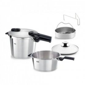 ΣΕΤ QUATTRO VITAQUICK PREMIUM 6 LT  3.5LT ΜΕ ΚΑΛΑΘΙ ΑΤΜΟΥ FISSLER