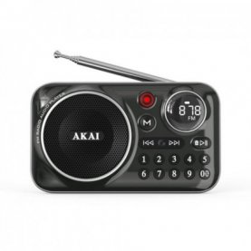 ΡΑΔΙΟΦΩΝΟ APR-500BK με Bluetooth και USB Μαύρο AKAI