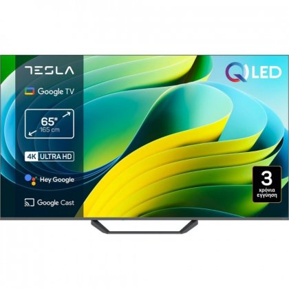 ΤΗΛΕΟΡΑΣΗ 65 QLED Q65E655GUS GOOGLE TV TESLA
