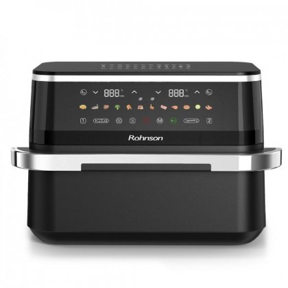 ΦΡΙΤΕΖΑ AIR FRYER MOD R-28019 SINGLE OR DUAL BASKET ROHNSON