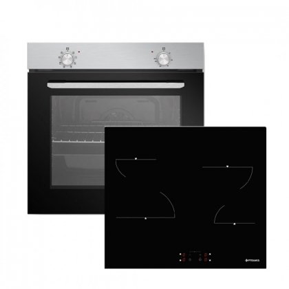 SET ΦΟΥΡΝΟΣ & ΕΣΤΙA PYRAMIS PO78010008SIX + PHC62410FMB