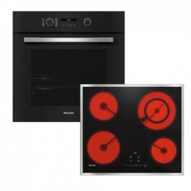 SET ΦΟΥΡΝΟΣ&ΕΣΤΙA MIELE H 2766-1 BP+KM 6520 FR (12432410+10881980)