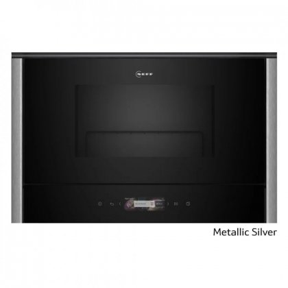 Φούρνος Μικροκυμάτων YourNEFF NR9GR31Y1 & Flex Design Kit Z9038MY0 Metallic Silver