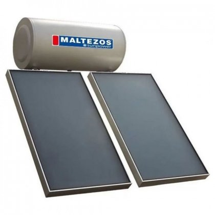 ΗΛΙΑΚΟΣ ΘΕΡΜΟΣΙΦΩΝΑΣ MALTEZOS GL 300L 3E 2 SAC 130Χ150 3,9 τμ  Τριπλής Ενέργειας (4Τμχ) 21.20.283