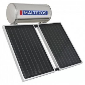 ΗΛΙΑΚΟΣ ΘΕΡΜΟΣΙΦΩΝ MALTEZOS H 300L 2 SAC  130x150 3,9 τμ  Διπλής Ενέργειας INOX (4τμχ) 21.40.117