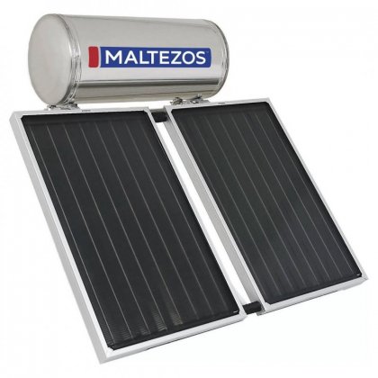 ΗΛΙΑΚΟΣ ΘΕΡΜΟΣΙΦΩΝ MALTEZOS H 300L 3E 2 SAC 130x150 3,9 τμ  Τριπλής Ενέργειας INOX (4τμχ) 21.40.152