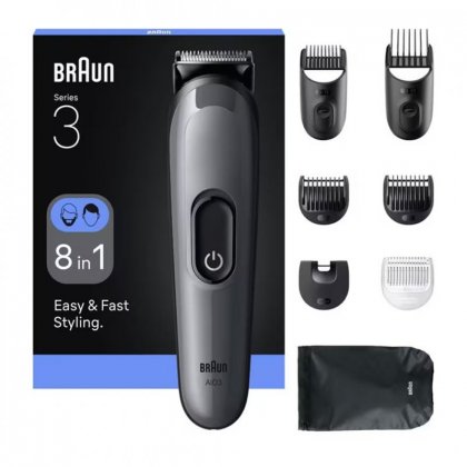 ΣΕΤ ΠΕΡΙΠΟΙΗΣΗΣ ΓΕΝΕΙΑΔΑΣ ΜΑΛΛΙΩΝ 8 ΣΕ 1 AIO3540 BRAUN