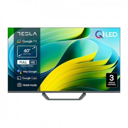 ΤΗΛΕΟΡΑΣΗ 40 QLED Q40E665GFS GOOGLE TV TESLA