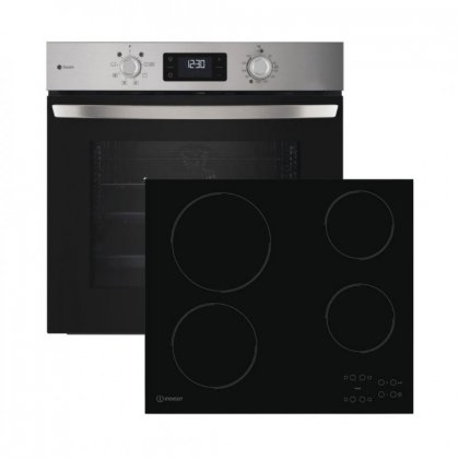 SET ΦΟΥΡΝΟΣ & ΕΣΤΙA INDESIT IO 255HS X + AAR 160C