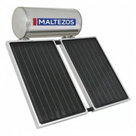 ΗΛΙΑΚΟΣ ΘΕΡΜΟΣΙΦΩΝ MALTEZOS H 160L 2 SAC 90x150 2,7 τμ  Διπλής Ενέργειας INOX (4τμχ) 21.10.048